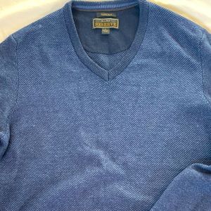 Jos A. Bank Italian made grandpa sweater. Nylon, wool, viscose,cashmere